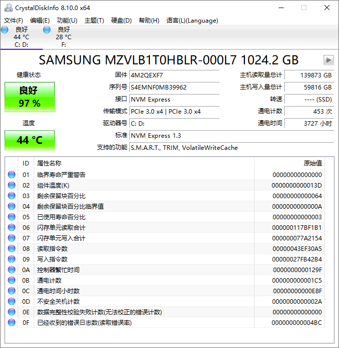 CrystalDiskInfo v8.10.0正式版-未来资源网