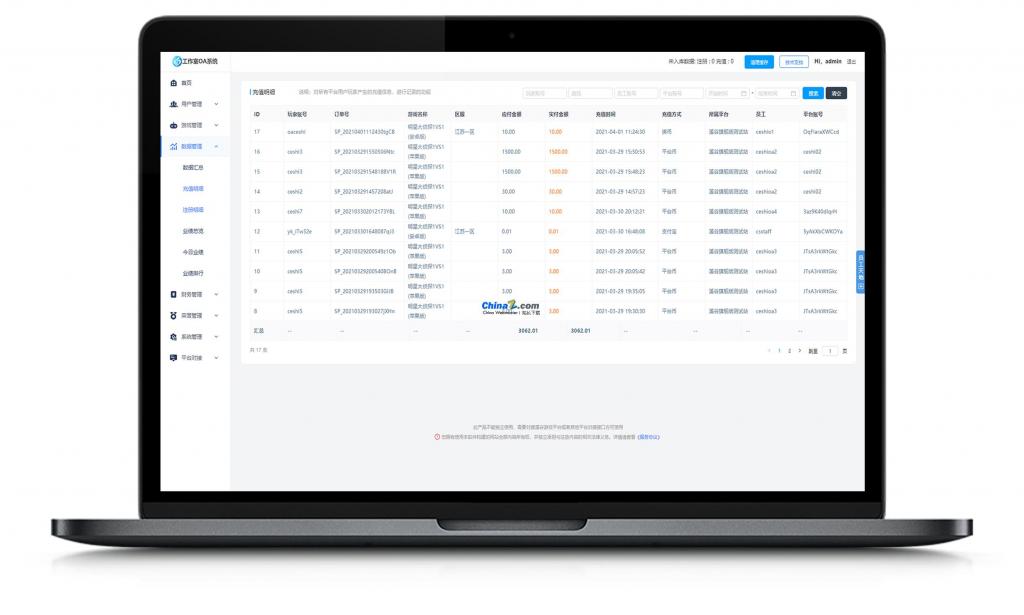 溪谷游戏工作室OA系统 v2.1.0-未来资源网